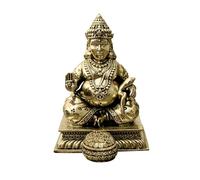 Vastu Vardan 3-Inch Brass Lord Kubera Idol | God Kuber Ji Sitting Statue | Feng Shui Item | Pooja Idol | Gifting Idol |