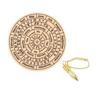 Vastu Vardan Dowsing Board with Brass Pendulum | 6 Inch | Dark Brown Board | Metaphysical Message Board | Acrylic Divination Board | Spirit Board | Witch Board | Pendulum Assorted