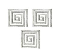 Vastu Vardan Plain Lead Helix for Vastu | 4 Inch | Pack of 3 | South West/West | Vastu Remedy | Main Door Entrance | Bedroom | Toilet | Helix Vastu Dosh Remedies |