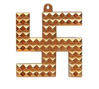 Vastu Vardan Vastu Copper Swastik Pyramid Door Sign for All Vastu Problems, Prosperity & Success for Vastu Dosh & Nazar Dosh (Size 3 Inch Approx, Pack-1)