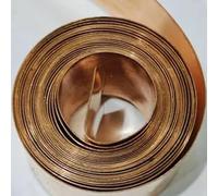 Vastuu Shastra Copper Strip | Width- 0.5 Inch | Thickness - 0.3mm | Length- 8 Feet Approx | Zone Balancing | Vastu Tamba Strip for Toilet Correction | Copper Patti Vaastu-Shastra Compatible