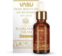 Vasu Age Revitalizing Facial Beauty Oil Gives Natural Glow to face Enriched with Kumkumadi Tailam gives Radiant Skin clinically proven 25ml