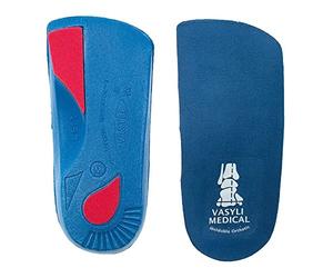 Vasyli Custom Blue 3/4 Length Orthotics (Med Men 7-8½ Women 7½-9)