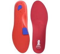 Vasyli Custom Full Length Insoles, Red, XX-Large, Heel Grid Reduces Slippage, Firm Density, Biomechanical Control, Fast & Protects Against Aches, Treats Pronation, Built-In Rearfoot Varus Angle
