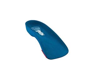 Vasyli Medium Density 6 Degree Orthotic - Blue, ¾ Length, Medium Arch, Polyurethane Foam, Unisex-Adults, Orthotic Insole, Insole, 45/47 UK 11 - 12.5, Blue