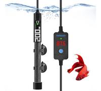 Vatalley Fish Tank Heater for Aquarium: 50W/100W/200W/300W/500W Submersible Turtle Betta Heaters with Accurate Temperature LED Digital Display - Overheating and Off-Water Protection for 20-40 Gallon