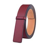 Vatee's Genuine Leather Replacement Belts For Women Without Buckle Dress Belt Strap 1.14"(29mm) Wide 45" Long Burgundy