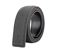 Vatee's Women's/Men's Real Leather Replacement Belt Strap No Buckle | 32mm/34mm/38mm Wide, Without Buckle, Genuine Leather Belt