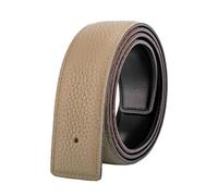 Vatee's Women's/Men's Real Leather Replacement Belt Strap No Buckle | 32mm/34mm/38mm Wide, Without Buckle, Genuine Leather Belt