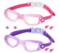 Vatefery Kids Swimming Goggles 2-Pack Swimming goggles kids 6-14,UV Protection,Anti-Fog,No Leaking kids goggles for Children, Boys, Girls, Junior and Teens