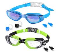 Vatefery Kids Swimming Goggles 2-Pack Swimming goggles kids 6-14,UV Protection,Anti-Fog,No Leaking kids goggles for Children, Boys, Girls, Junior and Teens