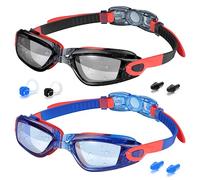 Vatefery Kids Swimming Goggles 2-Pack Swimming goggles kids 6-14,UV Protection,Anti-Fog,No Leaking kids goggles for Children, Boys, Girls, Junior and Teens