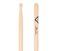 Vater - 3A Lite (Wood Tip) American Hickory Drumsticks - VH3ALW | 3A Lite - 16 inch / 40.64 cm - American Hickory - barrel-shaped wood tip
