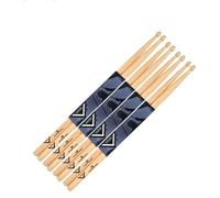 Vater 5B Hickory Drum Sticks Consumer 4 Pair Value Pack VTR-VSP5BW