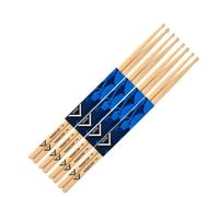 Vater 7A Manhattan Hickory Drum Sticks Consumer 4 Pair Value Pack VTR-VSP7AW