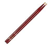 Vater Color Wrap 5A Red Sparkle Wood Tip VCR5A | 5A Red Sparkle - 16 inch / 40.64 cm - American Hickory - oval wooden tip