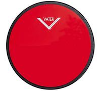 Vater Drumsticks VCB12S - Chop Builder Pad 12" | 30.48cm Soft Single Sided Practice Pad - Red/Black