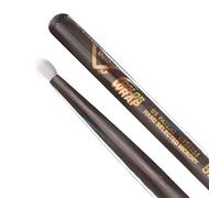 Vater Drumsticks VCBK5AN - Los Angeles 5A Colour Wrap - Black Optic - Oval Nylon Tip