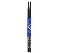 Vater Drumsticks VHEBP5BW - Power 5B Eternal Black Series - Barrel Wood Tip | Power 5B Wood Tip - 16.5 inch / 41.91 cm - American Hickory - barrel tip