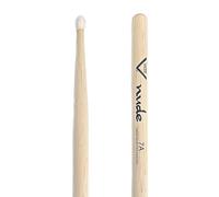 Vater Drumsticks VHN7AN - 7A Nude Series - Tear Drop Nylon Tip | 7A Nylon Tip - 16 inch / 40.64 cm - American Hickory - round nylon tip