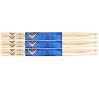 Vater Drumsticks VS3P5BW - 5B American Hickory Series - Wood Tip - 3 Pair Pack