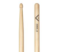 Vater - Power 1A (Wood Tip) American Hickory Drumsticks - VHP1AW | Power 1A - 16.75 inch / 42.55 cm - American Hickory - acorn-shaped wood tip