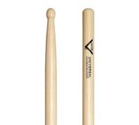 Vater - Universal (Wood Tip) American Hickory Drumsticks - VHUW | Universal - 16 inch / 40.64 cm - American Hickory - round wooden tip