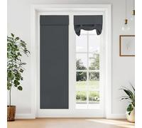 Vatge 1 Panel French Door Curtain 26W x 70L Inches, Grey, for Privacy and Patio