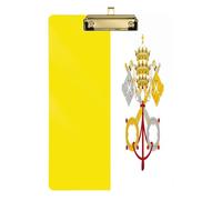 Vatican City Flag Kitchen clipboard Hard Board for Nursing Student Trade Quest Size 9 x 12