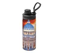 Vatican City Print Stainless Steel Thermos Bottle with Handle,Sports Bottle,Suitable for Cycling,Fitness