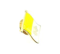 Vatican City Rome Pope Christianity Papal Metal Enamel Country Flag Pin Badge