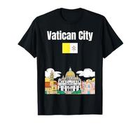Vatican City souvenir Vatican City flag St Peters Basilica T-Shirt
