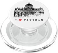Vatican City St. Peter's Basilica Vintage Rome Love Vaticano PopSockets PopGrip for MagSafe