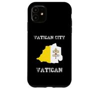 Vatican Distressed Flag Vatican City Pride Case for iPhone 11
