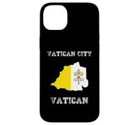 Vatican Distressed Flag Vatican City Pride Case for iPhone 14 Plus