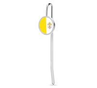 Vatican Flag Bookmark Round Book Page 1.2"