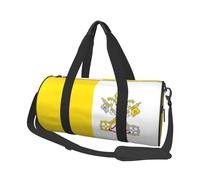 Vatican flag Canvas travel bag, large capacity, can be carried on the shoulder