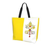Vatican flag Shoulder bag.Stylish all-over print women's style, lightweight, large capacity for everyday use