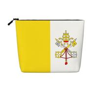 Vatican flag Women's toiletry and cosmetic bag, unisex toiletry storage bag, personal care storage bag