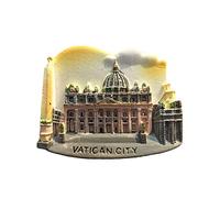 Vatican Italy 3D Refrigerator Magnet Resin Travel Souvenirs,Handmade Home & Kitchen Decoration Vatican Fridge Magnet Collection Gift