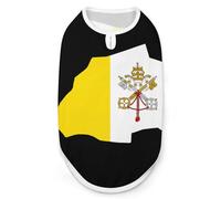 Vatican Map Flag Cute Cute Pet Supplies Soft Dog Sweaters Printing for Dogs Puppy Cats 2XL