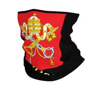 Vatican National Emblem Durable Neck Gaiter Washable Face Shield Headband For Running Men Sports