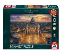 Vatican Sunset by Thomas Kinkade - 1000 Piece Schmidt Puzzle (Paperback Book)