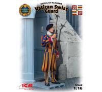Vatican Swiss Guard 1:16 Figure Plastic Model Kit ICM