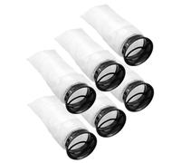 Vaticas 2.75 x 10 Inches Filter Socks 225 μm Aquarium Filter Bags with Black Rim Fit for Eshopps Fiji Cube Waterbox Aquarium Models for All 2.75" Filter Sock Holders 6PCS