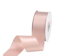 VATIN 38mm Wide Double Faced Polyester Antique Mauve Satin Ribbon Continuous Ribbon- 23 Metre, Perfect for Wedding, Gift Wrapping, Bow Making & Other Projects