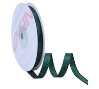 VATIN Dark Green Satin Ribbon Polyester 6mm X 23m(25 Yards) Craft Fabric Ribbon Perfect for Gift Wrapping,Hair Bow,Party Balloon Trimming, Cake Decoration Sewing and Other Craft Projects