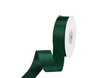VATIN Double Face Hunter Green Satin Ribbon 25mm X 22m,Green Polyester Fabric Ribbon use for Bows Bouquet, Gift Wrapping, Floral Arrangement Wedding Decoration