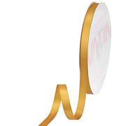 VATIN Double Face Old Gold Satin Ribbon 10mm X 22m,Gold Polyester Fabric Ribbon use for Bows Bouquet, Gift Wrapping, Floral Arrangement Wedding Decoration