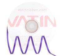 VATIN Polyester Satin Ribbon 3mm X 91m, Double Faced Purple Ribbon for Wedding Invitations, Gift Wrapping, Christmas Ornaments, and Tag Decorations